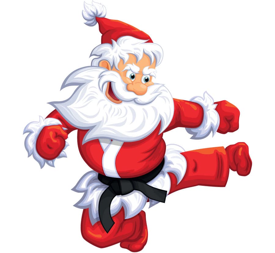 Santa Klaus karate move